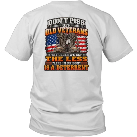 DONT PISS OFF OLD VETERANS SHIRT