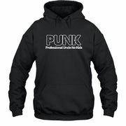 PUNK – Professional Uncle No Kids Funny Uncle Shirt - T-Shirt, Long Sleeve, Sweatshirt & Hoodie - Hoodie - Black - Front