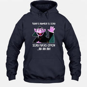 Today’s Number Is Zero –  Funny Adult Humor Shirt - T-Shirt, Long Sleeve, Sweatshirt & Hoodie - Hoodie - Navy - Front