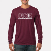 PUNK – Professional Uncle No Kids Funny Uncle Shirt - T-Shirt, Long Sleeve, Sweatshirt & Hoodie - Long Sleeve - Maroon - Front