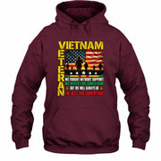 Vietnam Veteran Shirt – We Fought Without Support, Gift for Veteran Dad, Grandpa & Retired Military, T-Shirt, Long Sleeve, Sweatshirt & Hoodie - Hoodie - Maroon - Front