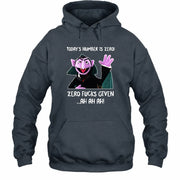 Today’s Number Is Zero –  Funny Adult Humor Shirt - T-Shirt, Long Sleeve, Sweatshirt & Hoodie - Hoodie - Dark Heather - Front