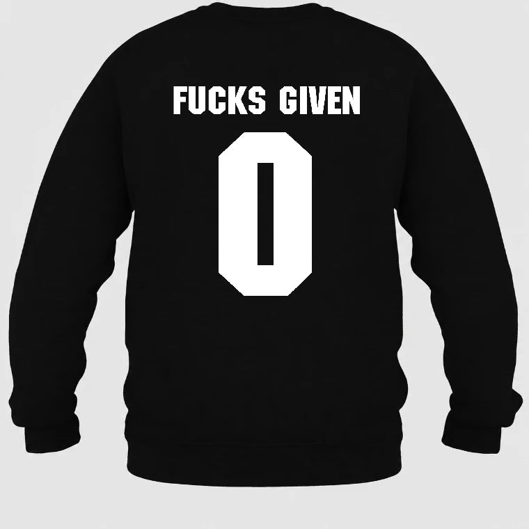 Funny Sarcastic Adult Humor Shirt - T-Shirt, Long Sleeve, Sweatshirt & Hoodie - Sweatshirt - Black - Back