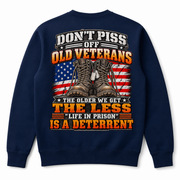 Don't Piss Off Old Veterans Sweatshirt - Navy